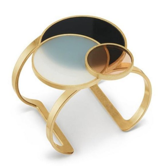 NEW Tory Burch Circle Cuff Bracelet - Picture 1 of 3
